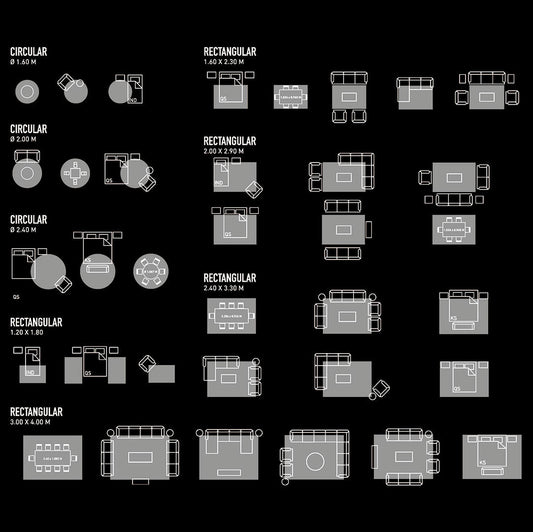 El Tamaño Perfecto del Tapete Decorativo para tu Sala o Recámara