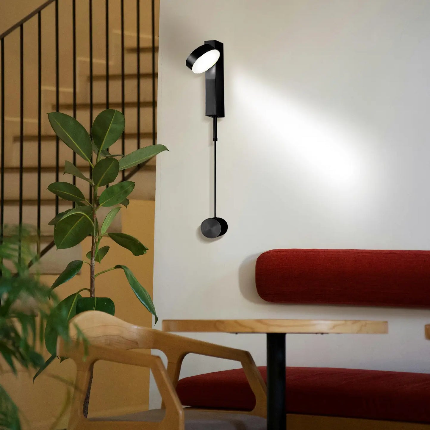 Arbotante Moderno 2ADW01 Negro Mate Class Iluminación