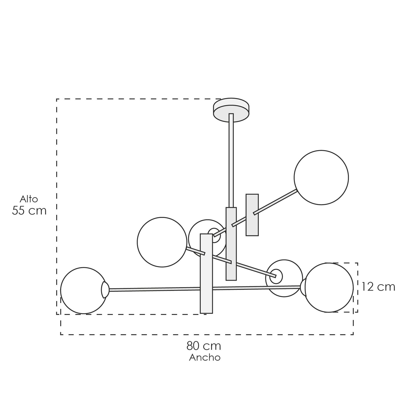 Candil Colgante 2CLTP617