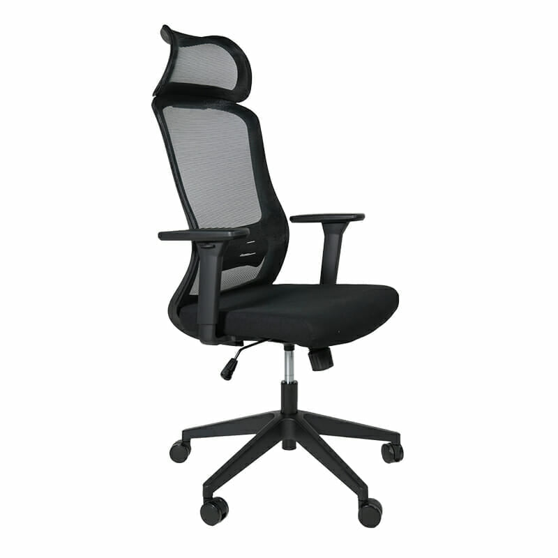 Silla Ejecutiva H7 Mesh Negra – Ergonómica y Moderna para Home Office