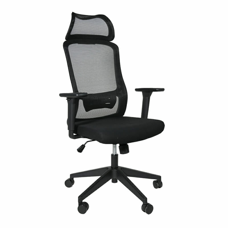 Silla Ejecutiva H7 Mesh Negra – Ergonómica y Moderna para Home Office