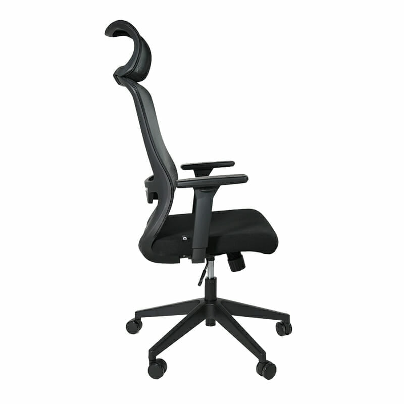 Silla Ejecutiva H7 Mesh Negra – Ergonómica y Moderna para Home Office