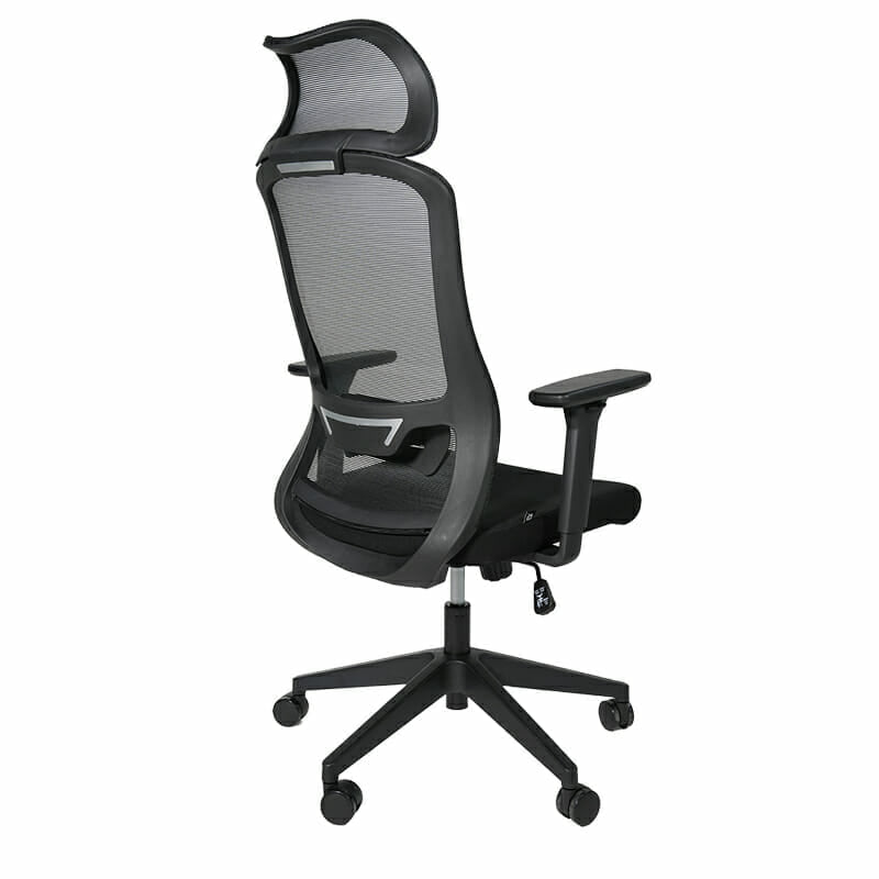 Silla Ejecutiva H7 Mesh Negra – Ergonómica y Moderna para Home Office