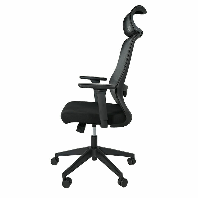 Silla Ejecutiva H7 Mesh Negra – Ergonómica y Moderna para Home Office
