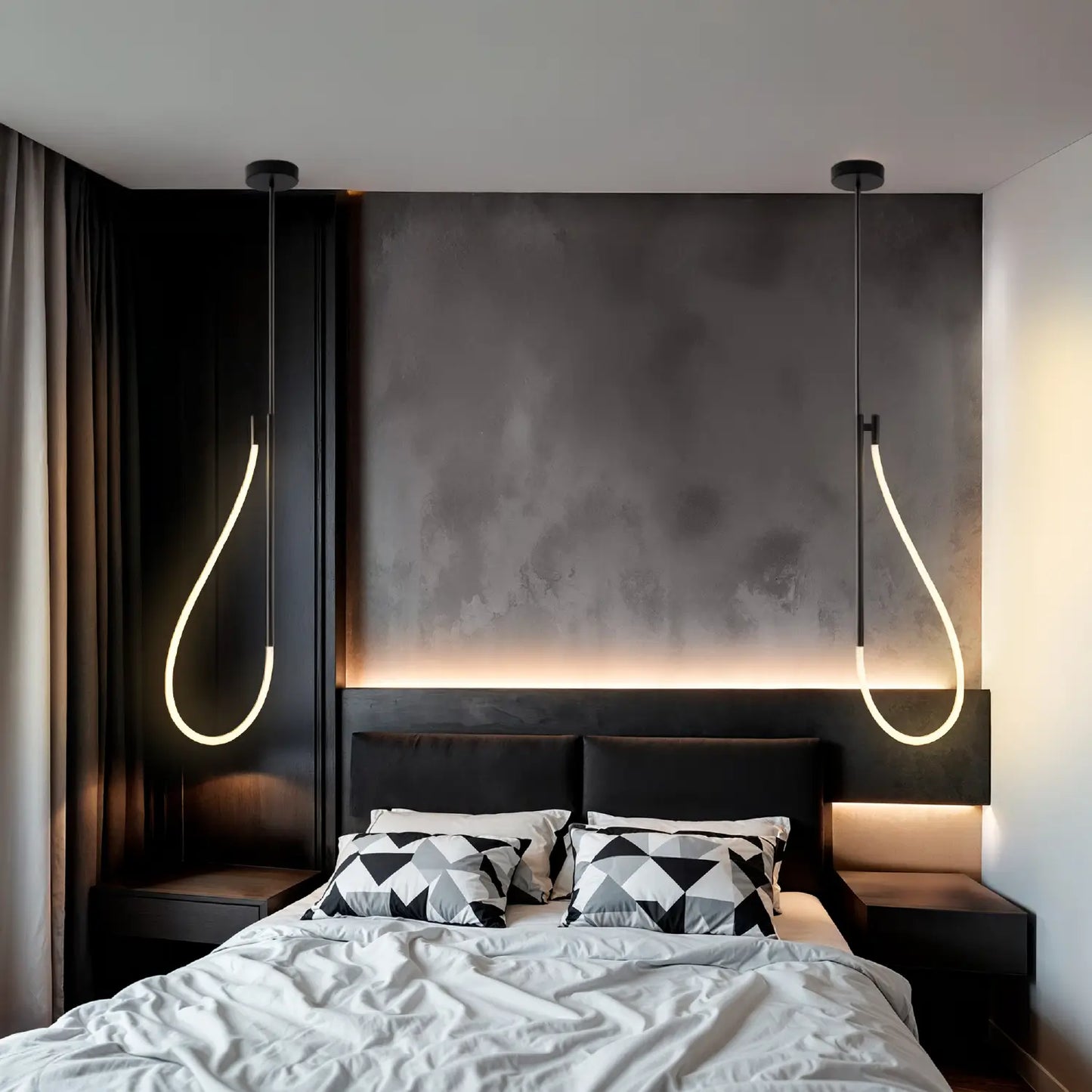 Candil Minimalista CLASSCL00161 Negro Class Iluminación