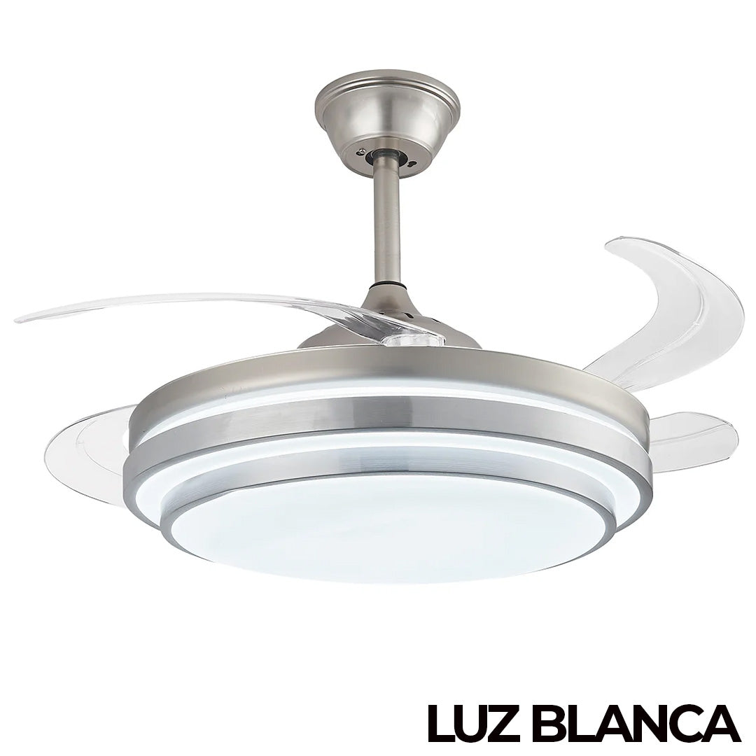 Ventilador Decorativo Genova Cromo