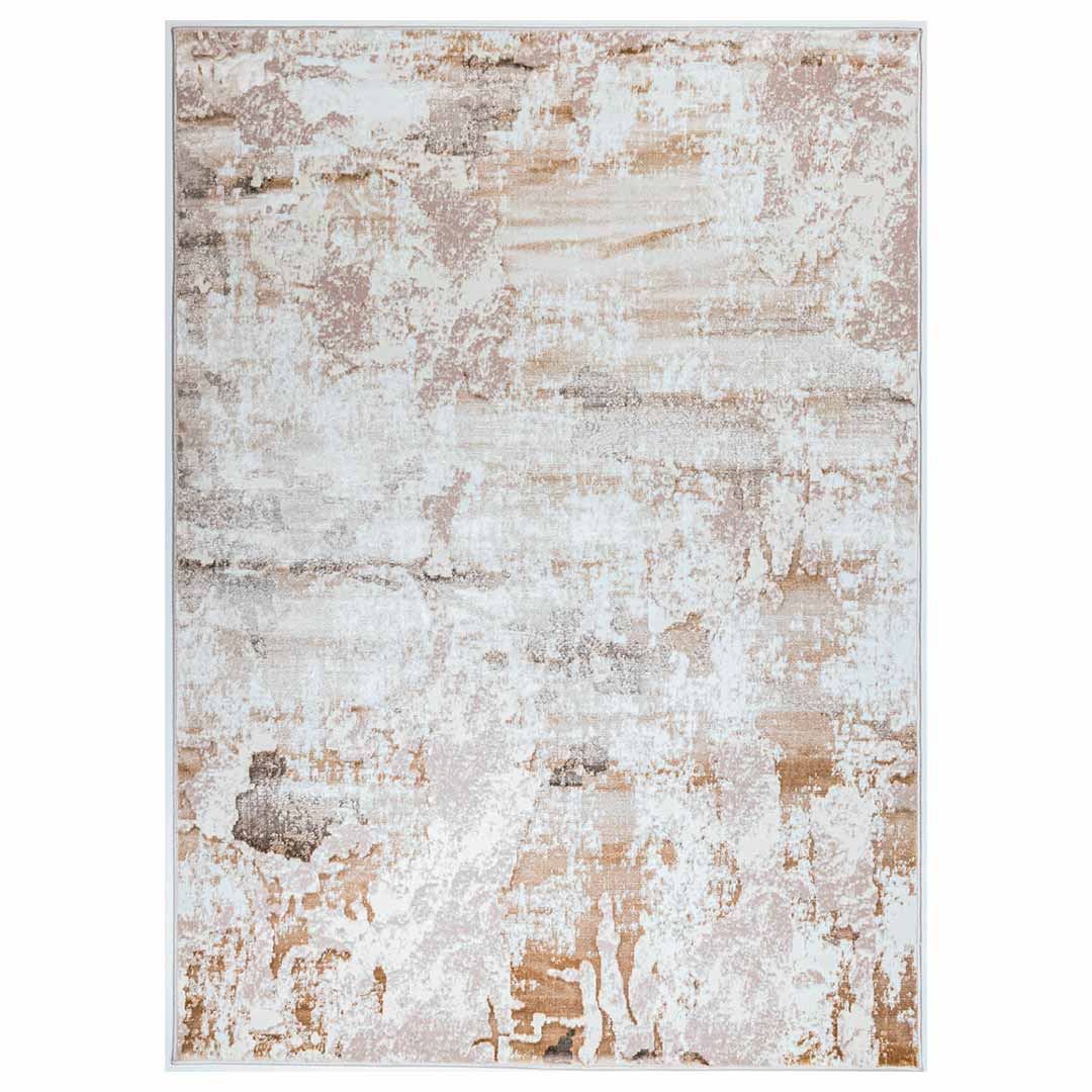 Tapete Decorativo Livia T4062 Crema / Oro – Abstracto · Interior