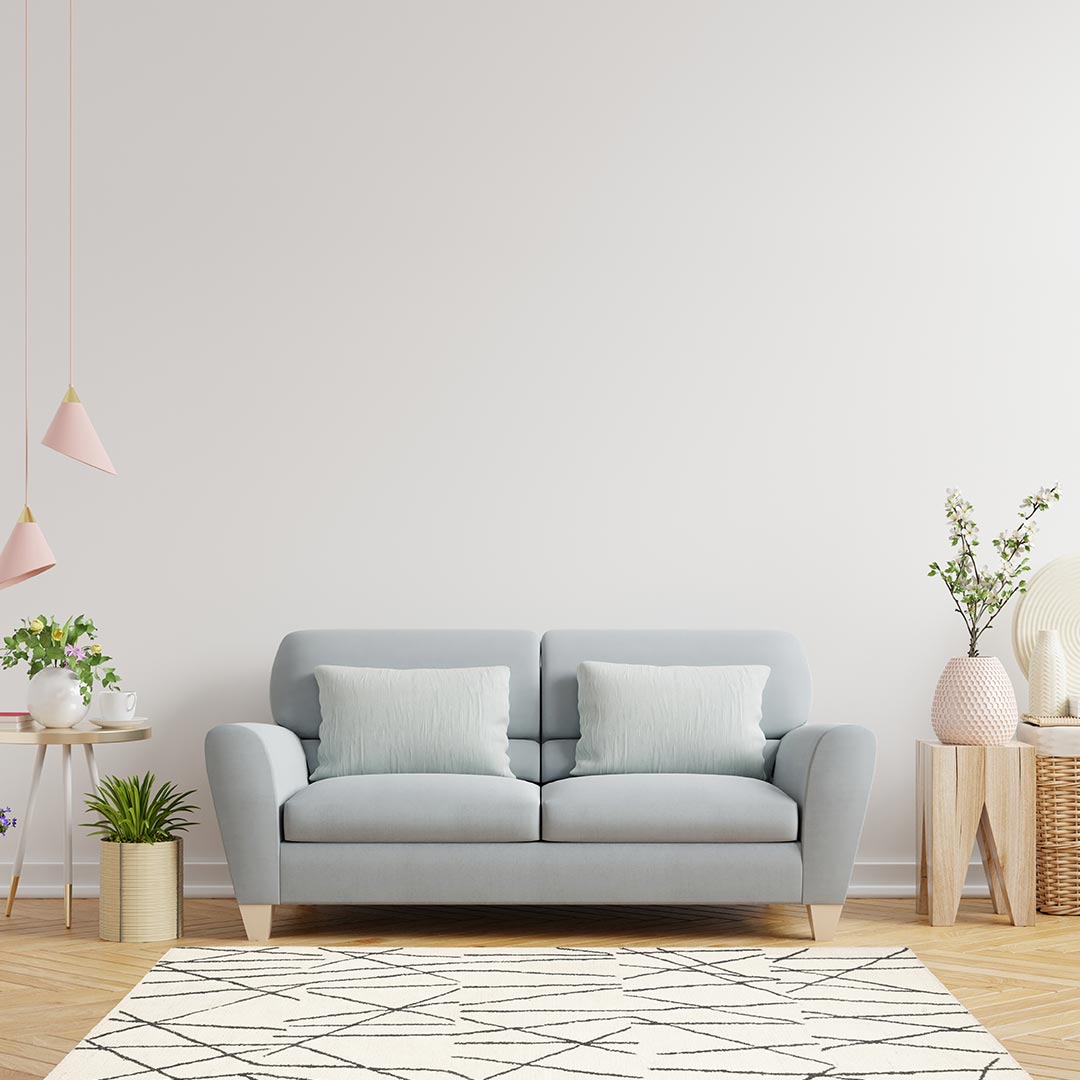 Tapete Decorativo Myra D2020 Beige / Gris – Geométrico · Interior