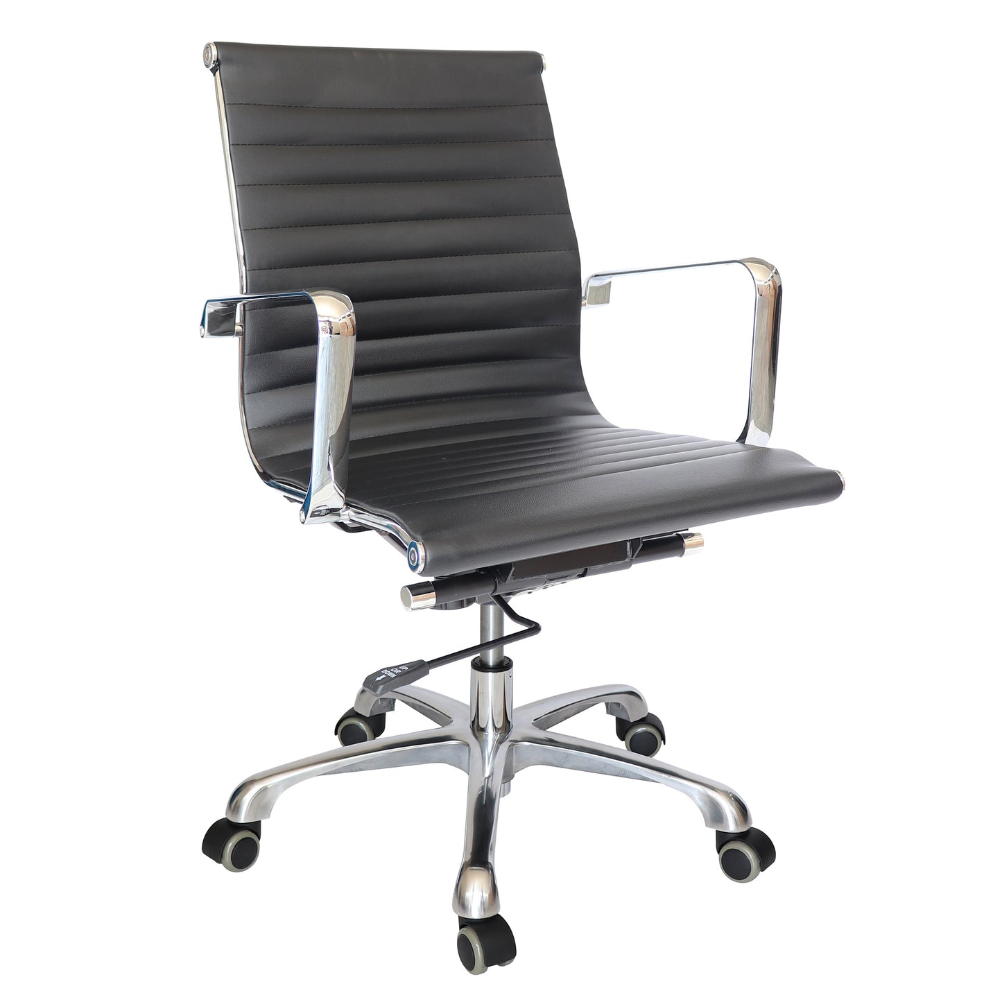 Silla Dirección Goetz OHE-203 Negra – Estilo Ejecutivo con Respaldo Bajo