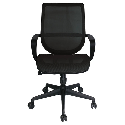 Silla Operativa Evolution OHE-99 Negra – Ergonomía Funcional y Movilidad Total