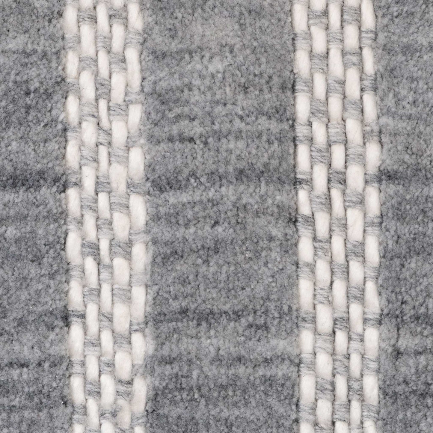 Tapete Decorativo BEAS A2006 - Gris - PET | Algodón - Hecho a Mano - Dorzav