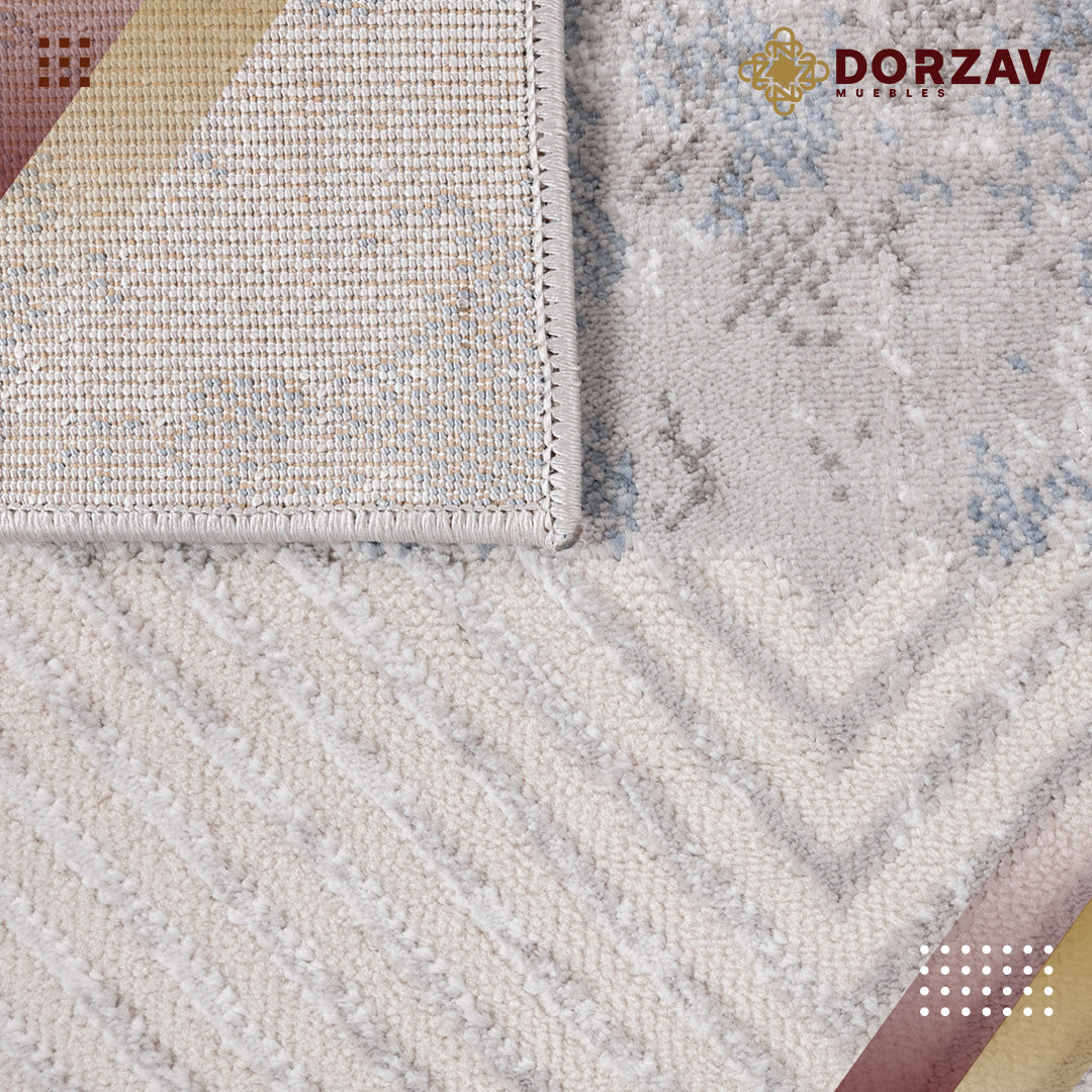 Tapete Decorativo Betsi U5024 Crema / Gris – Abstracto · Interior