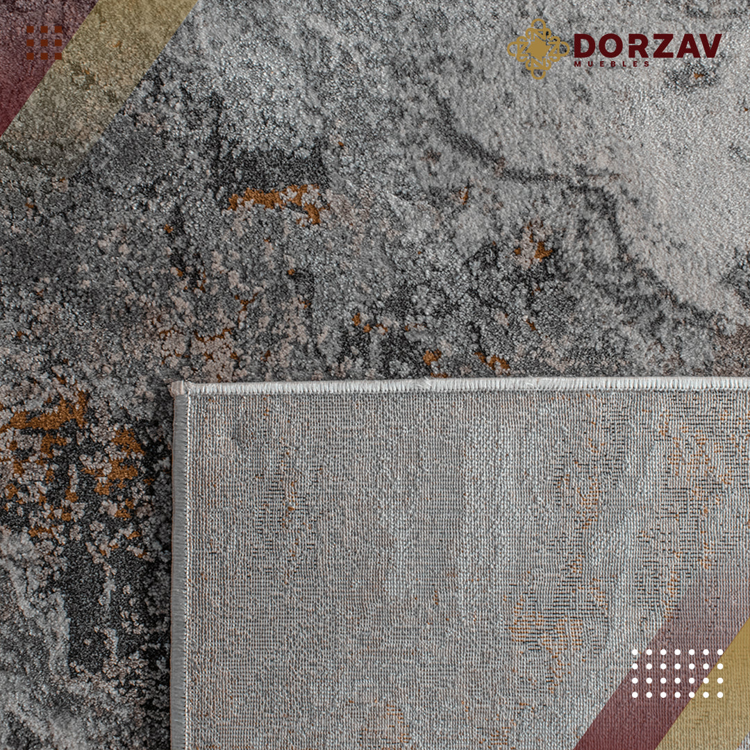 Tapete Decorativo Hadim T2095 Gris / Crema – Abstracto · Interior