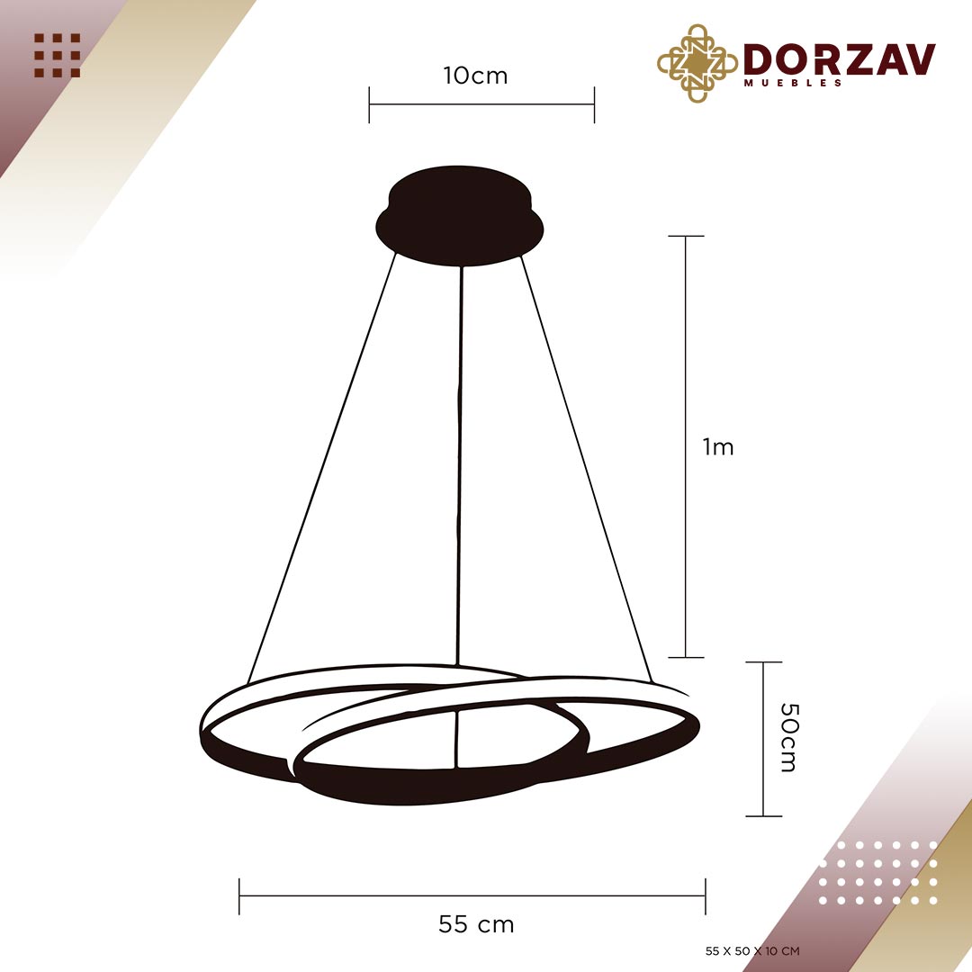 Candil Colgante Rings