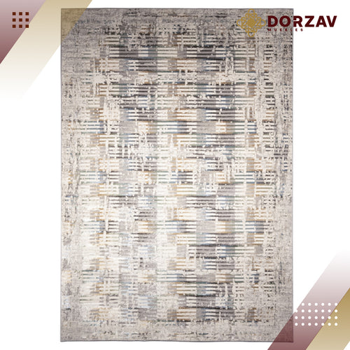 Tapete Decorativo ZARIA T2237 Gris / Crema – Abstracto · Interior