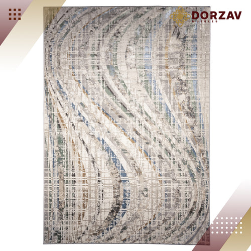 Tapete Decorativo ZARIA T2233 Gris / Crema – Abstracto · Interior