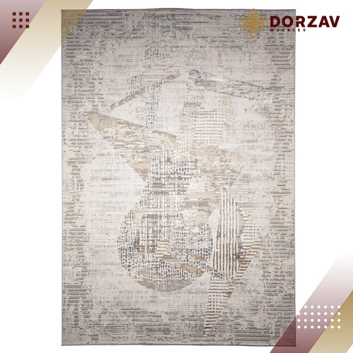 Tapete Decorativo ZARIA T2234 Gris / Crema – Abstracto · Interior