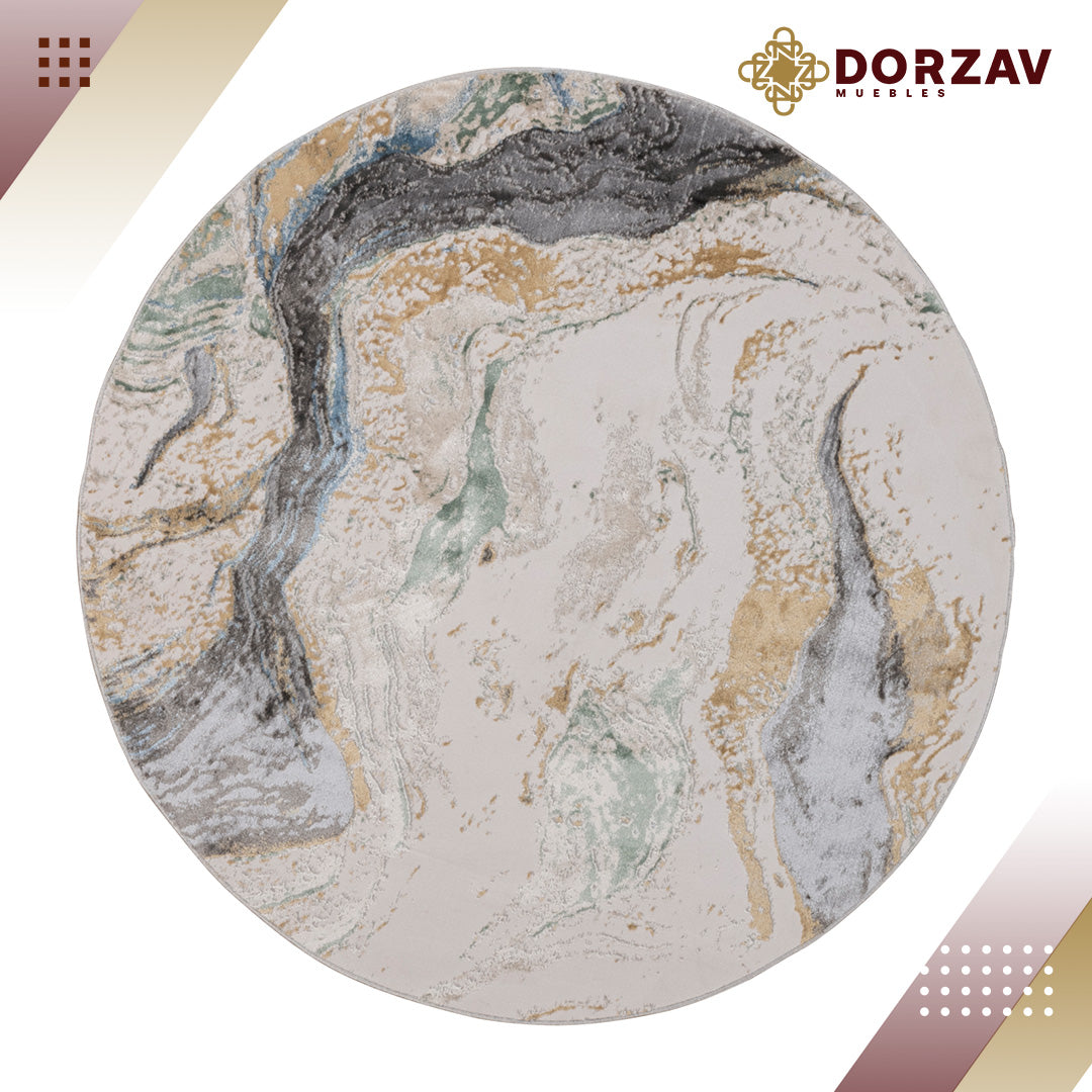 Tapete Decorativo Redondo Zaria T2182