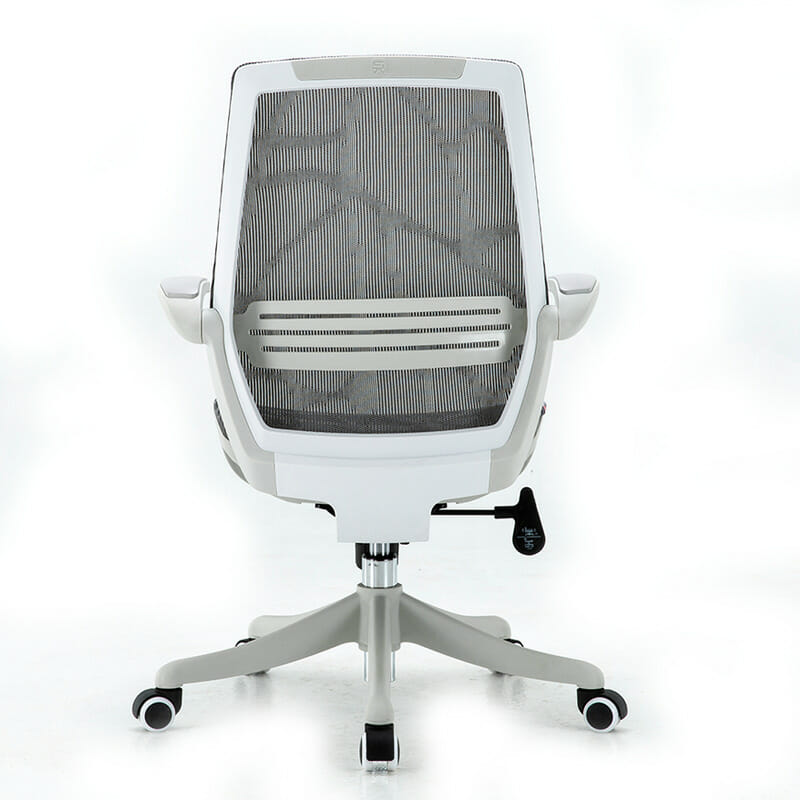 Silla Ejecutiva S59 Mesh Gris – Ergonómica con Soporte Lumbar y Brazos Abatibles