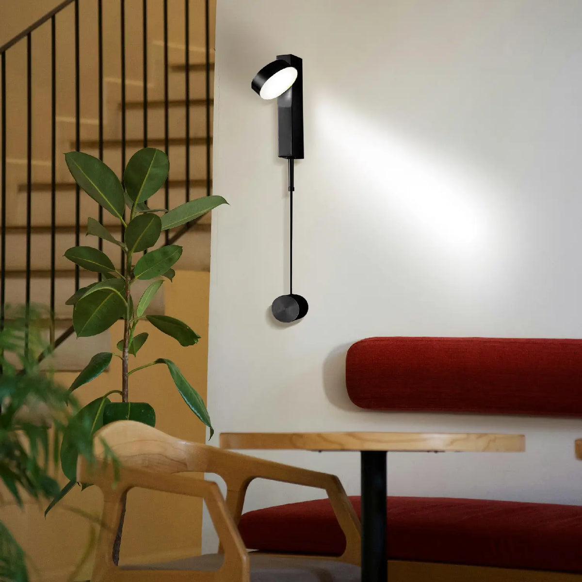 Arbotante Moderno 2ADW01 Negro Mate Class Iluminación