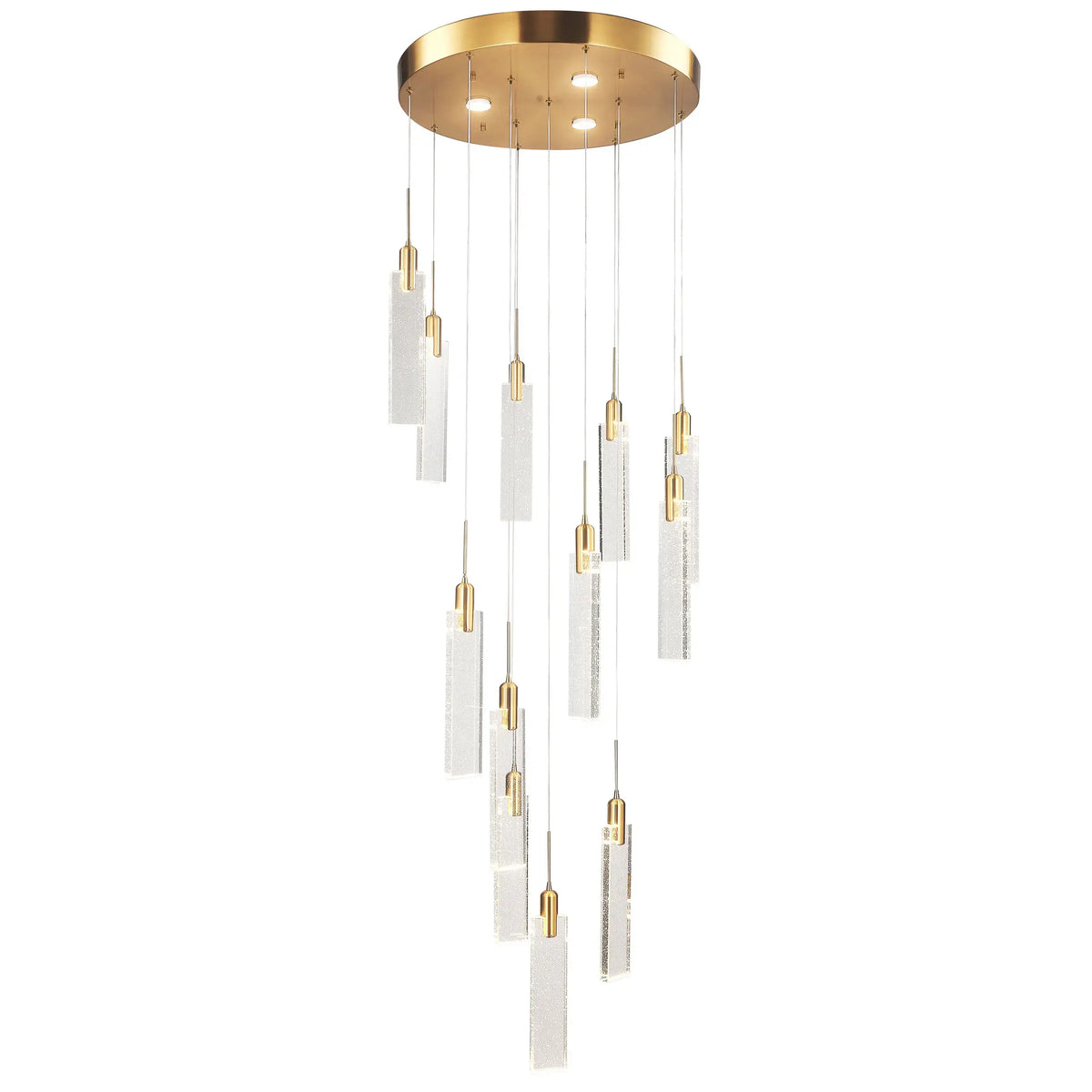 Candil Moderno Doble Altura 2CLAT112 Dorado Class Iluminación