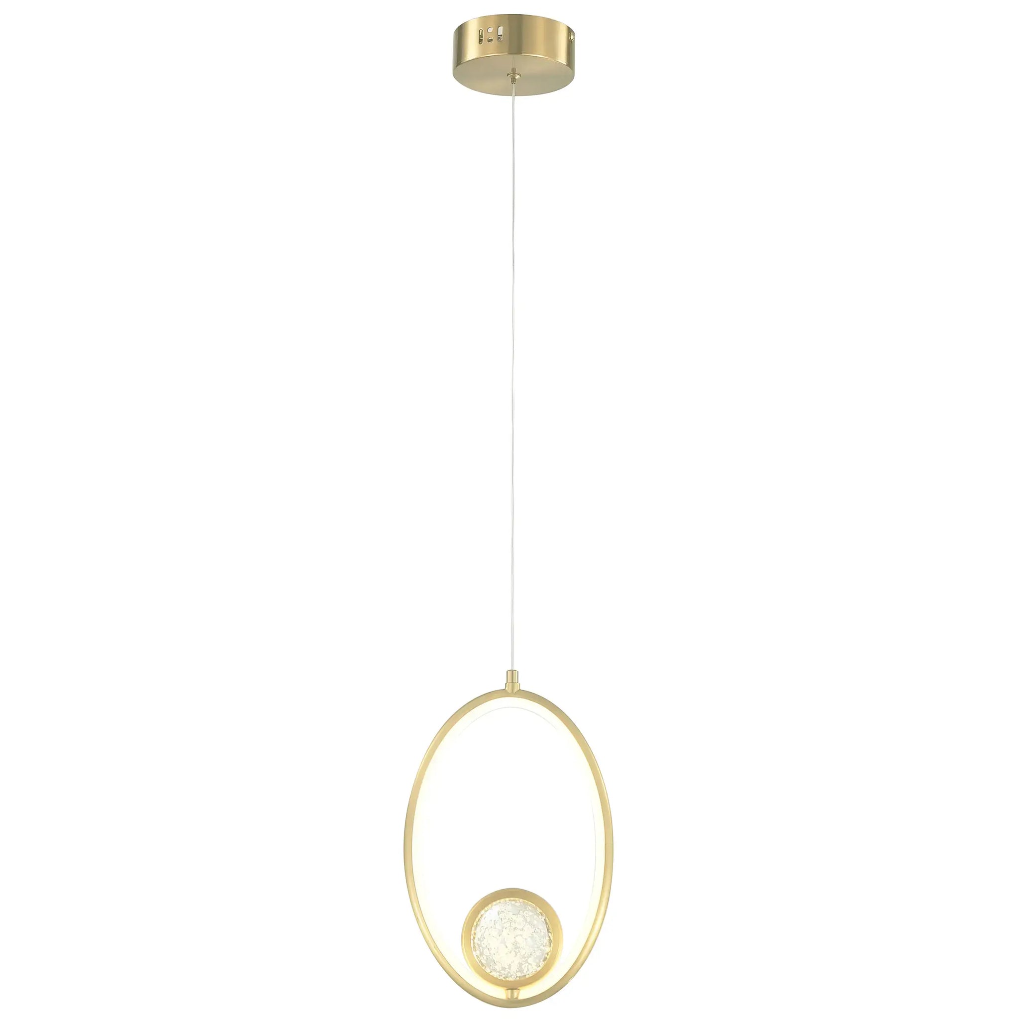 Candil Led Moderno 2CLAT116 Dorado Individual Class Iluminación