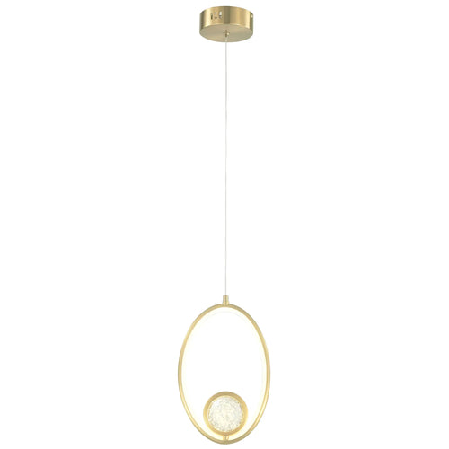 Candil Led Moderno 2CLAT116 Dorado Individual Class Iluminación