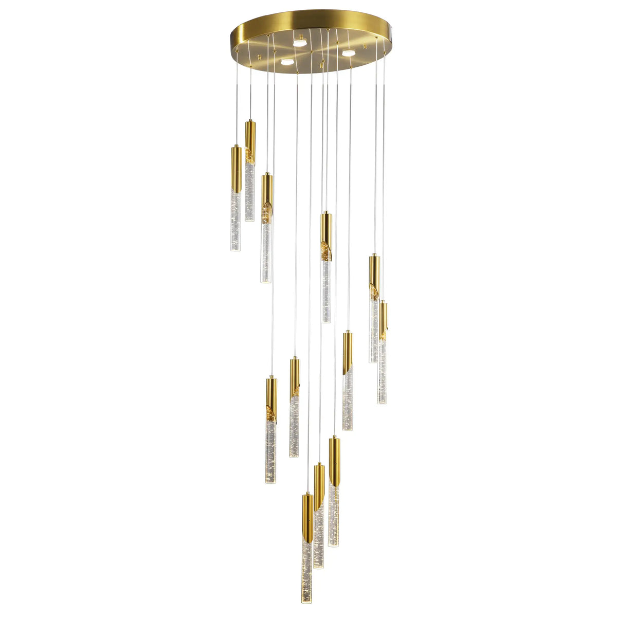Candil Contemporáneo 2CLAT64 Dorado Class Iluminación
