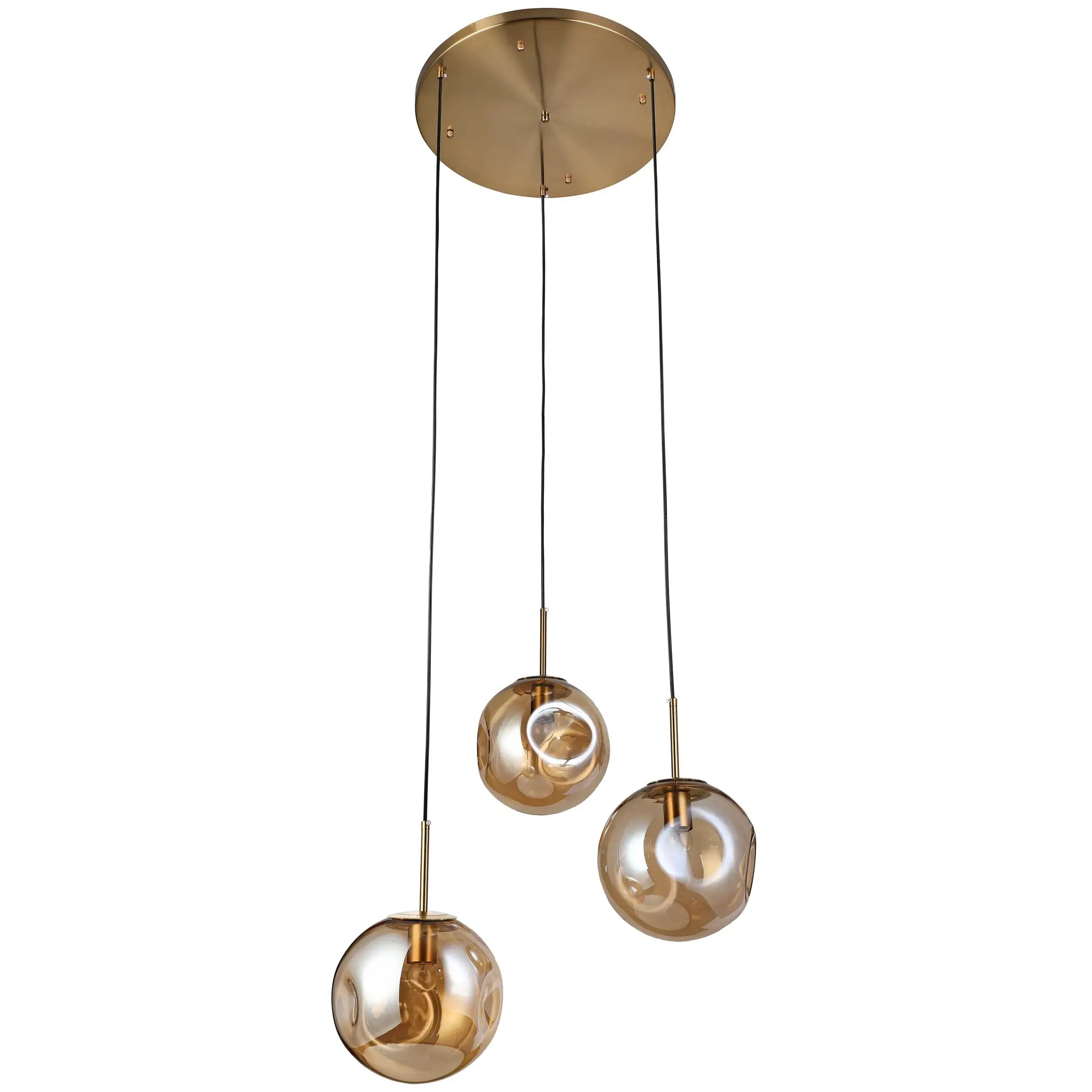 Candil Decorativo 2CLDI103 Ámbar y Latón Class Iluminación