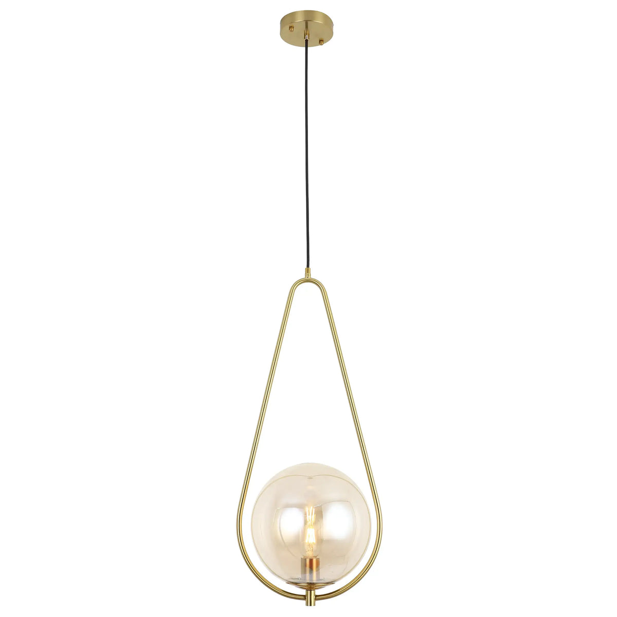 Candil Minimalista 2CLDI109 Dorado Ámbar Individual Class Iluminación