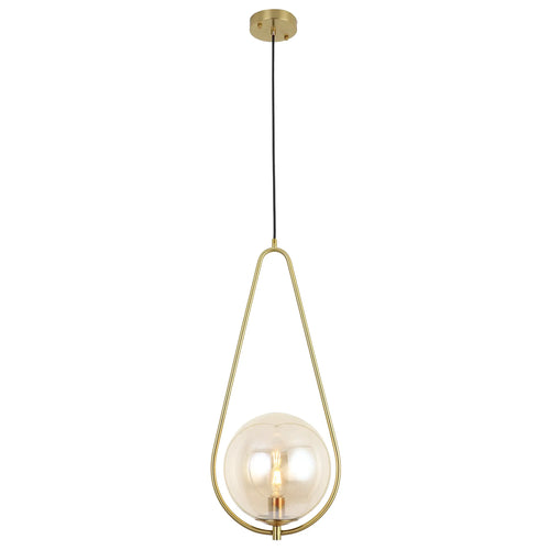 Candil Minimalista 2CLDI109 Dorado Ámbar Individual Class Iluminación