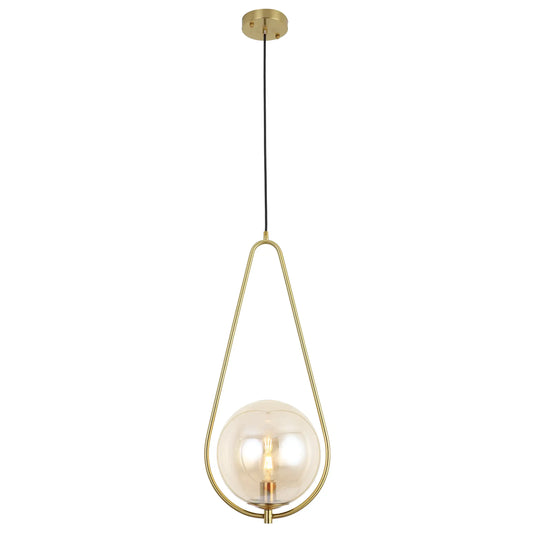 Candil Minimalista 2CLDI109 Dorado Ámbar Individual Class Iluminación