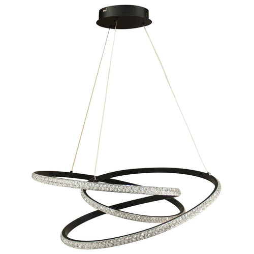 Candil Minimalista 2CLTP641 Negro Class Iluminación