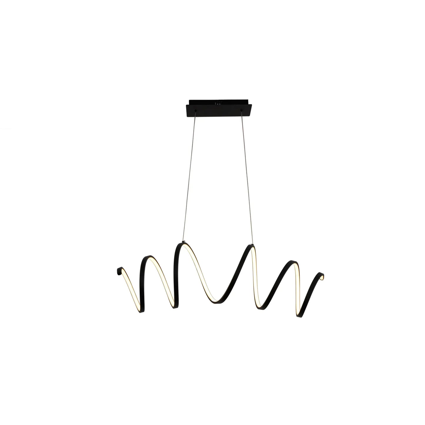 Candil Minimalista 2CLTP645 Negro Doble Altura Class Iluminación