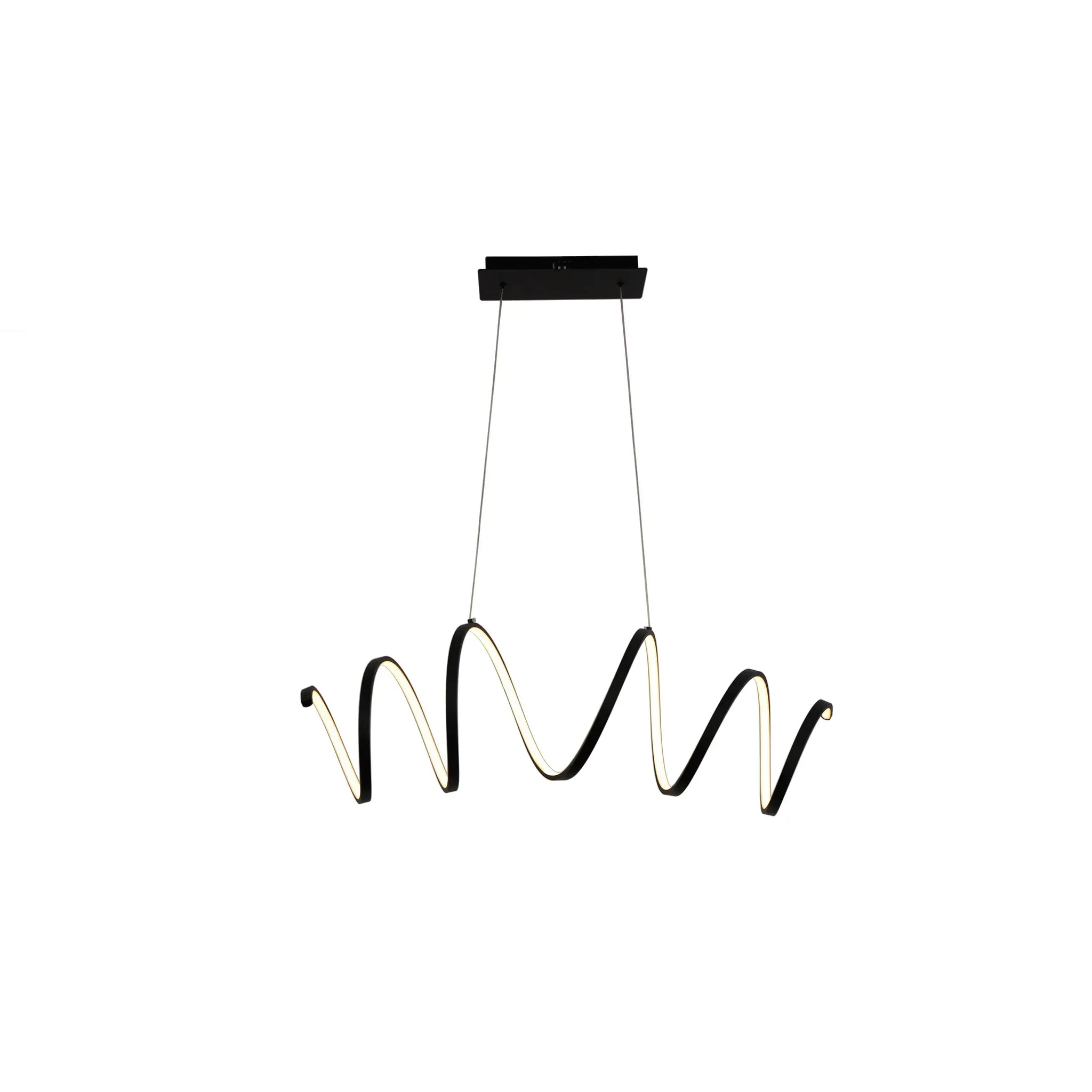 Candil Minimalista 2CLTP645 Negro Doble Altura Class Iluminación