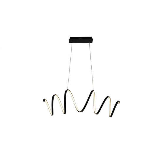 Candil Minimalista 2CLTP645 Negro Doble Altura Class Iluminación