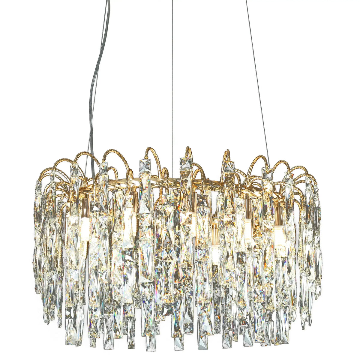 Candil Clásico 2CLTP661 Dorado con Cristal Class Iluminación