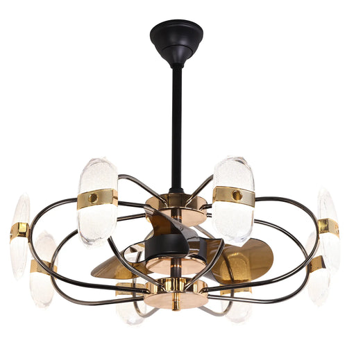 Ventilador Moderno 2CLTP663 Dorado Negro Class Iluminación