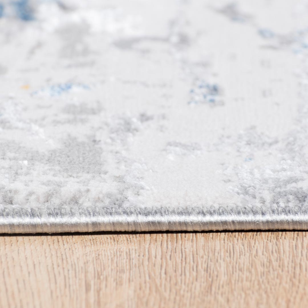 Tapete Decorativo Adara T2255 Crema / Azul – Abstracto · Interior