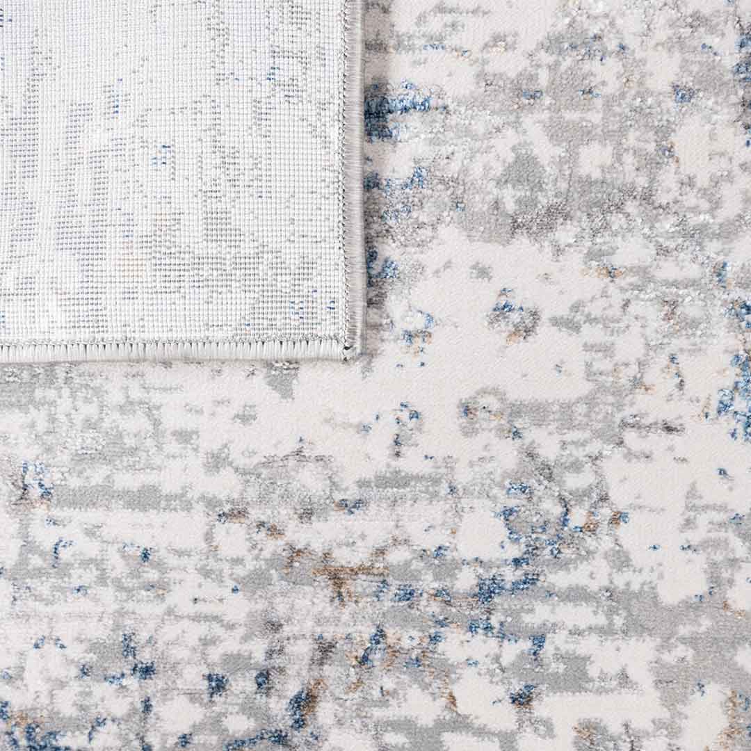 Tapete Decorativo Adara T2255 Crema / Azul – Abstracto · Interior