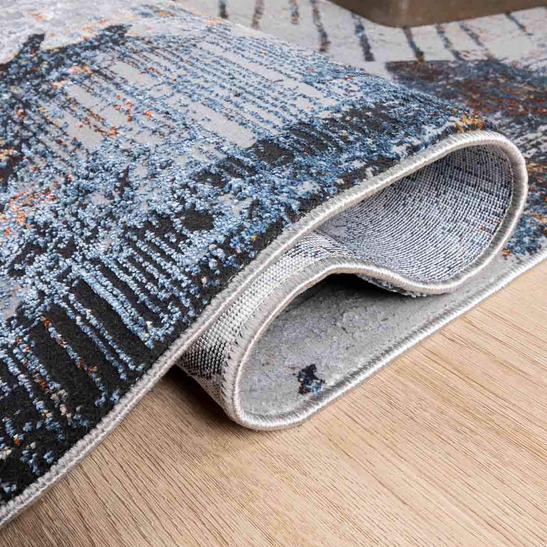 Tapete Decorativo Adara T2256 Gris / Crema / Oro – Abstracto · Interior