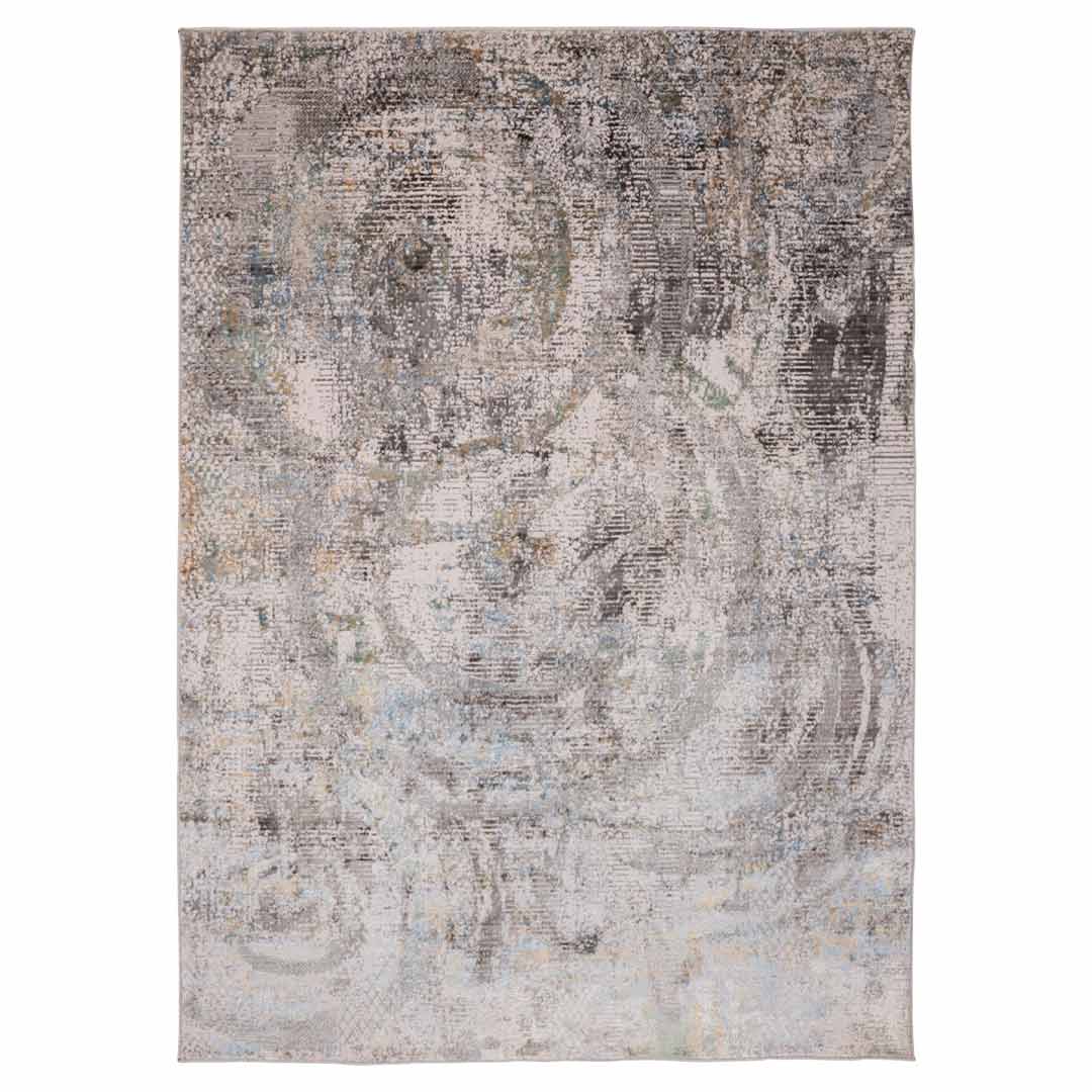 Tapete Decorativo Adara T2257 Verde / Oro / Gris – Abstracto · Interior