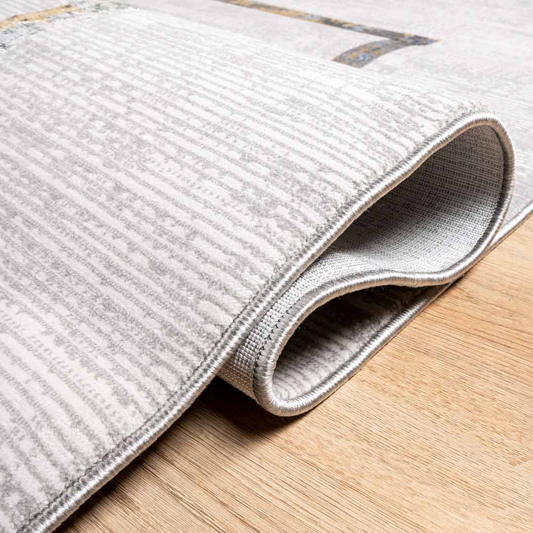 Tapete Decorativo Adara T2261 Verde / Oro – Geométrico · Interior
