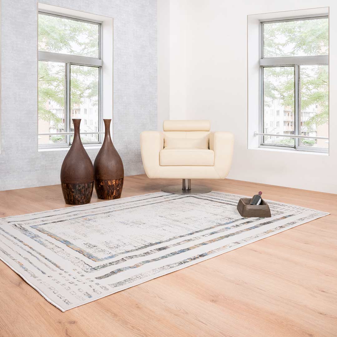 Tapete Decorativo Adara T2262 Verde / Oro – Contemporáneo · Interior