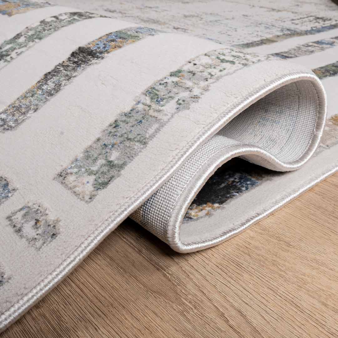 Tapete Decorativo Adara T2262 Verde / Oro – Contemporáneo · Interior