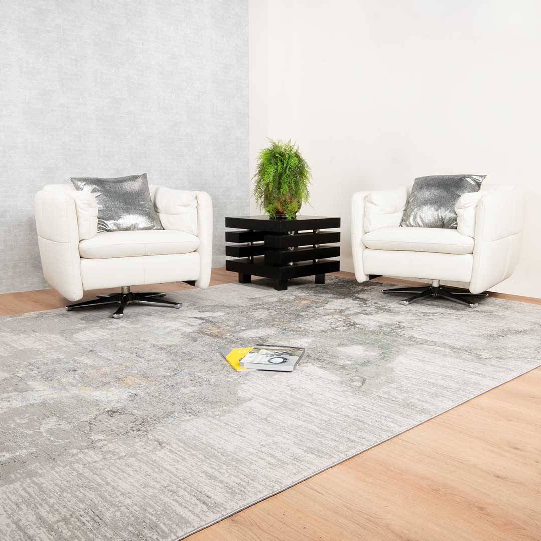 Tapete Decorativo Adara T2264 Verde / Oro – Abstracto · Interior