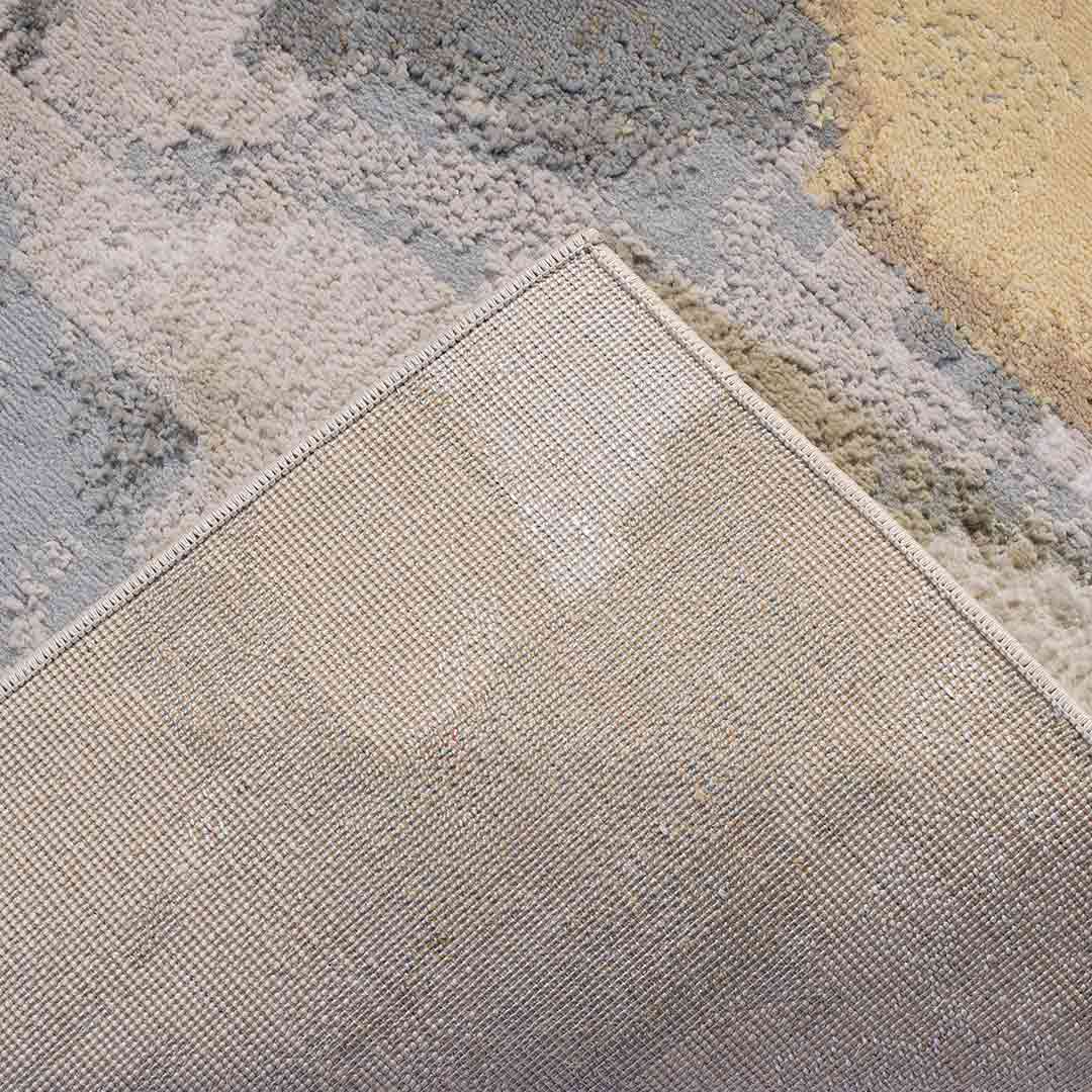 Tapete Decorativo Amira 1012C Gris / Oro – Abstracto · Interior