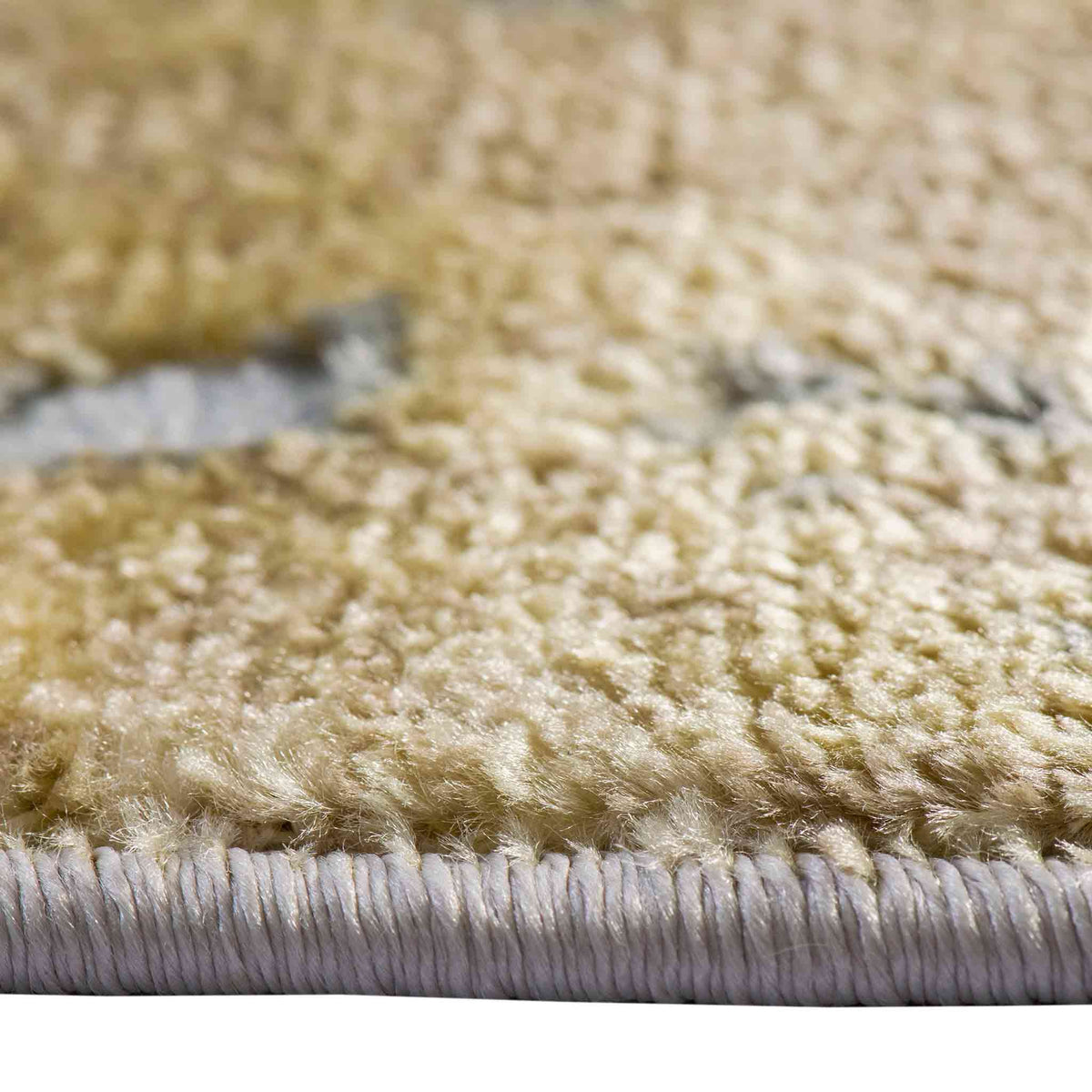 Tapete Decorativo Amira 1023C Dorado / Gris – Abstracto · Interior