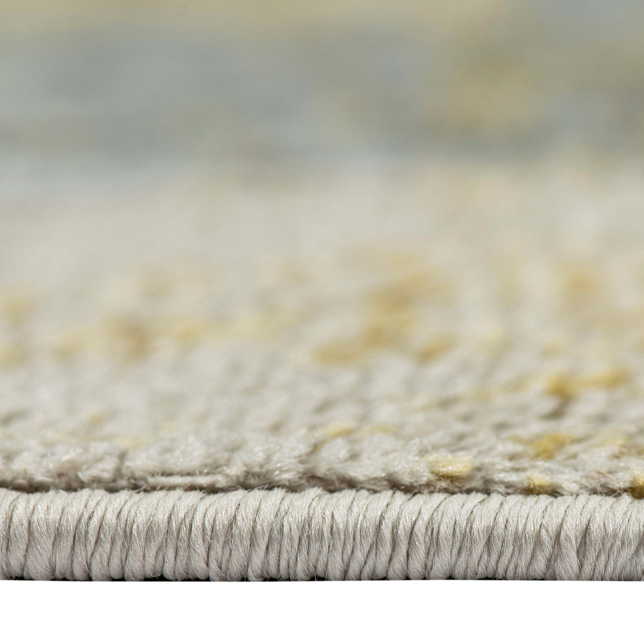 Tapete Decorativo Amira 1037C Dorado / Gris – Abstracto · Interior