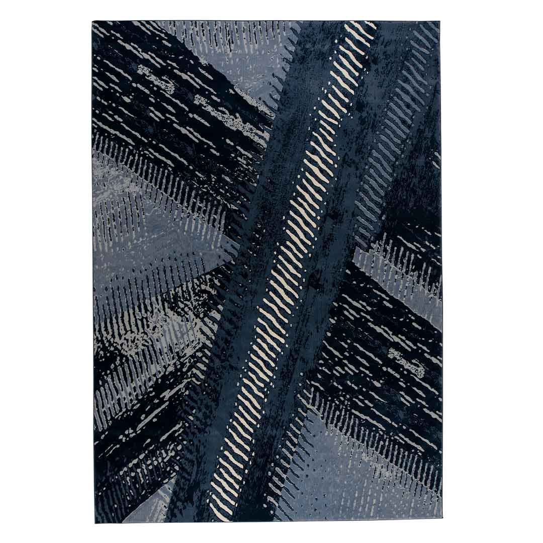 Tapete Decorativo Andora 1070C Azul Cobalto – Geométrico · Interior